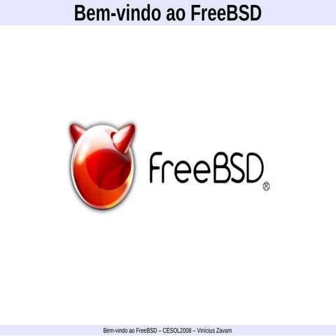 Bem-vindo ao FreeBSD