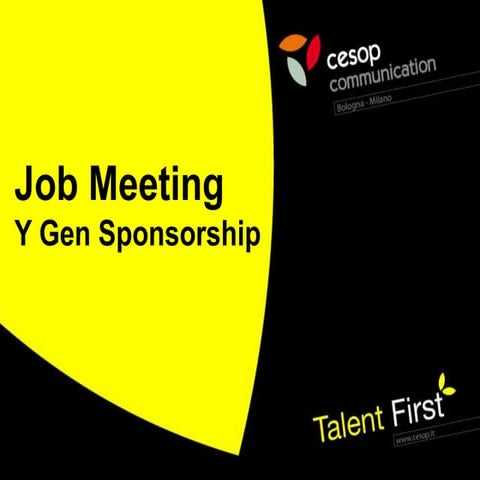 Cesop job meeting sponsorship