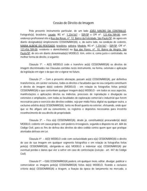 Contrato de cessão de direitos hereditários