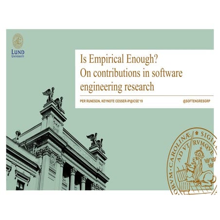 Is Empirical Enough?