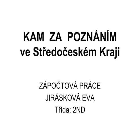 Cestujeme po čr jirásková