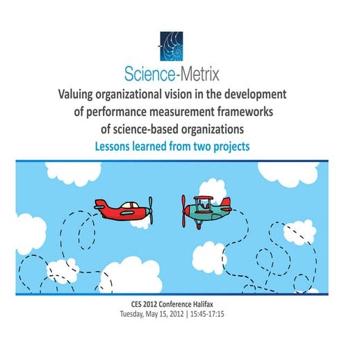 Valuing organizational vision in the development of performance measurement f...