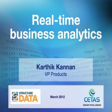 Cetas Presentation at GigaOM Structure 2012