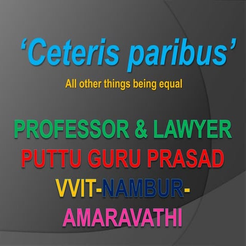 Ceteris paribus 1