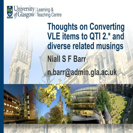 Cetis Talk 27 Jan2009