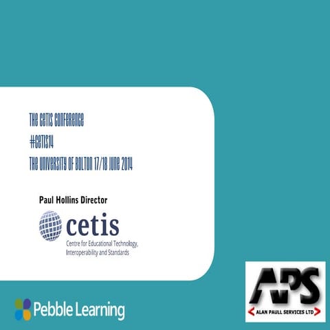 Cetis conference 2014 introduction