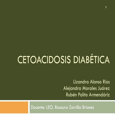 Cetoacidosis diabetica