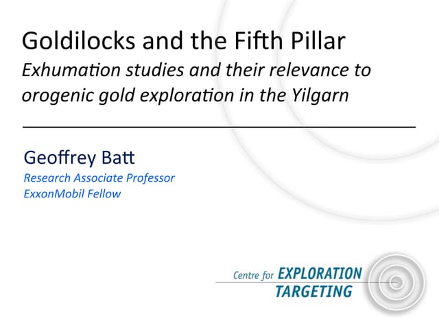 Exhumation of Hypogene Mineral Deposits