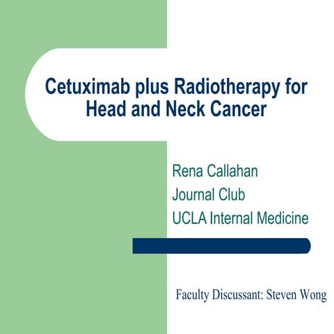 Head And Neck Squamous Cell Carcinoma | PPT