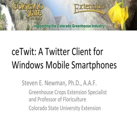 Ce Twit eXtension  Presentation