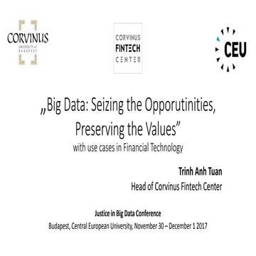 Justice in Big Data Conference