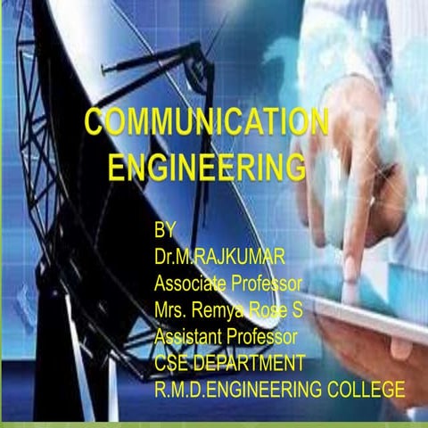 Communication Engineering- Unit 1