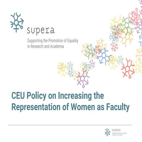 CEU Policy on Increasing the Representation of Women as Faculty