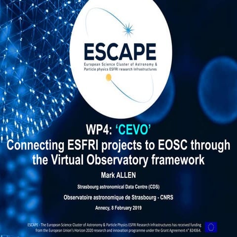 ESCAPE Kick-off meeting - WP4 (Feb 2019 - 2nd day) 