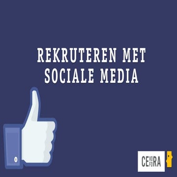 Cevora rekruteren met sociale media   linked in