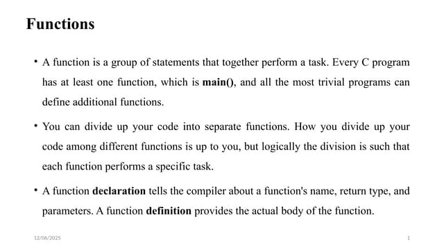 C concepts and programming examples for beginners