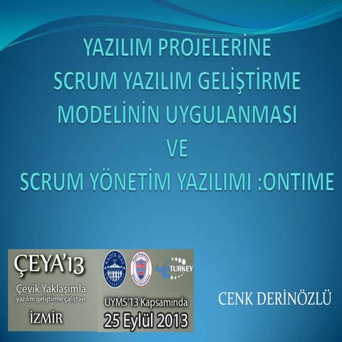 Yazılım Projelerine Scrum Yazılım Geliştirme Modelinin Uygulanması ve Scrum Y...