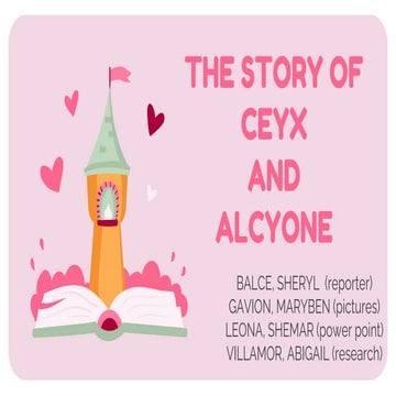 Ceyx and Alcyone
