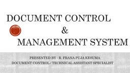 Document Control | PPT