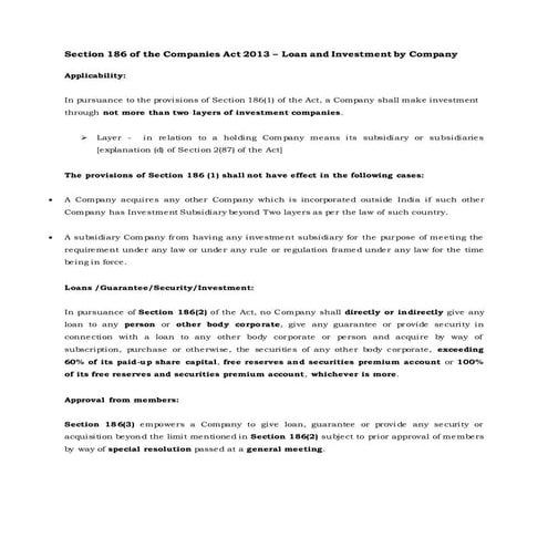 Ppt sec 185 186 188 anshu agarwal | PDF