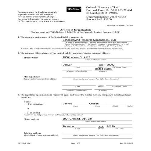 Sample notice of change of address for California civil case | DOC