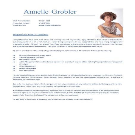 CURRICULUM VITAE - Motivational Letter | DOCX