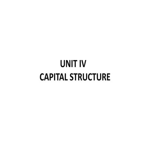 CF 4.1 Capital Structure.pptx