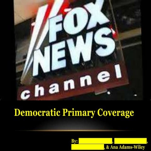 Fox News Coverage on Primaries