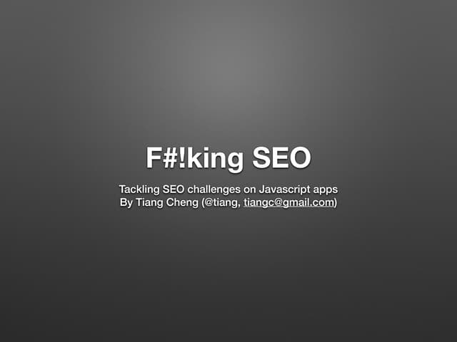 Angular SEO 