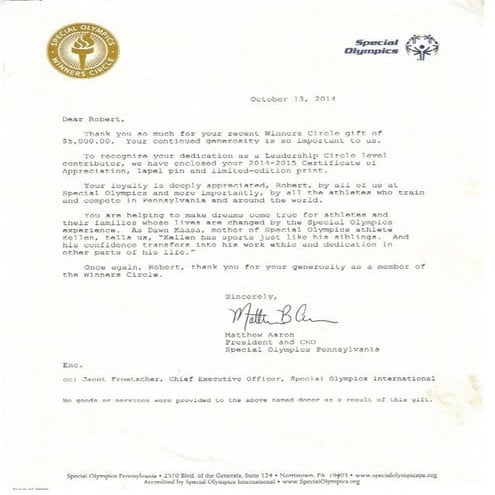 Special Olympics 2014 2015