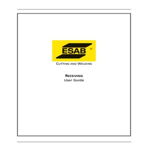 UG_Receiving-OF_ESAB