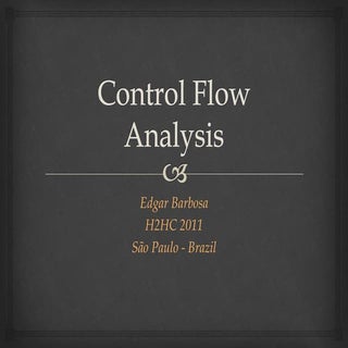 Control Flow Analysis