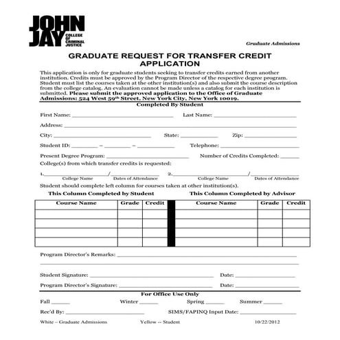 International student transfer form v9 | PDF