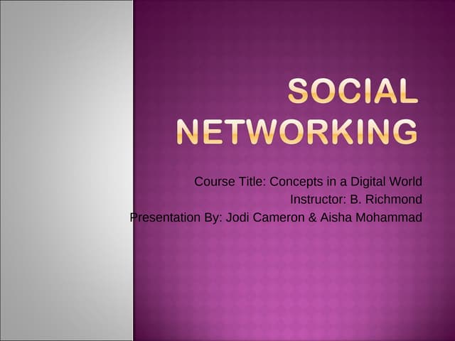 Cfadw presentation