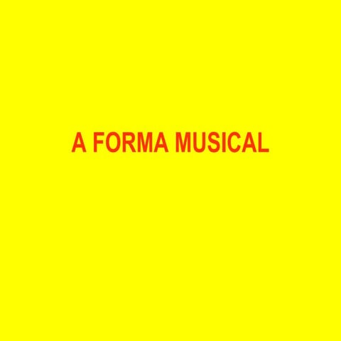 Forma musical