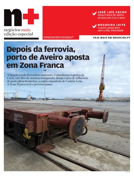 Especial Porto de Aveiro - Jornal de Negócios, 29.03.2010