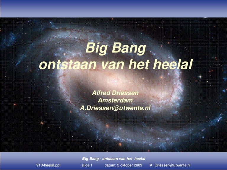 Big Bang en het heelal
