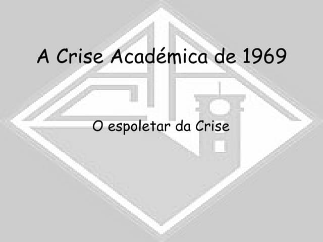 A crise de 1969