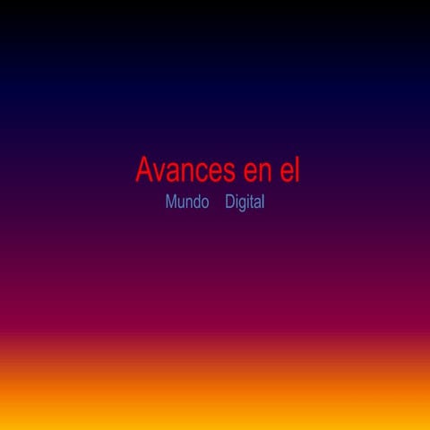 C:\Fakepath\Avances Tecnologicos