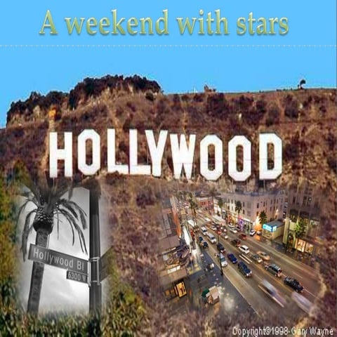 A weekend with stars | PPTX