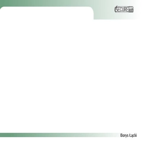 „Dajcie mi rząd dusz, a będę rządził światem” - botnet z punktu widzenia admi...