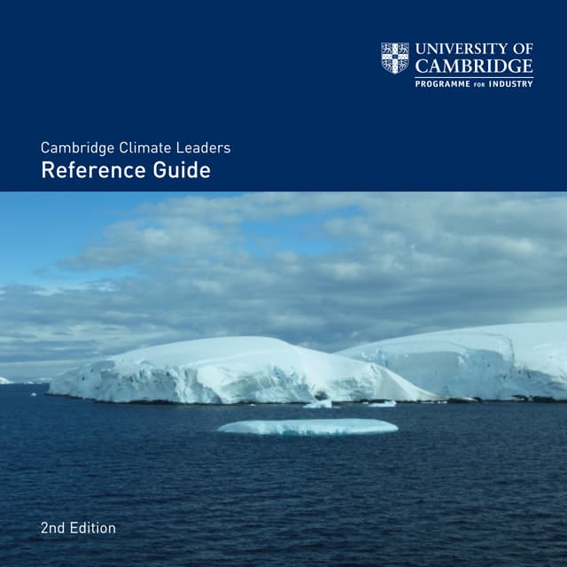 Cambridge Climate Leaders Reference Guide