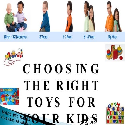 Choosing the right toy for my kids