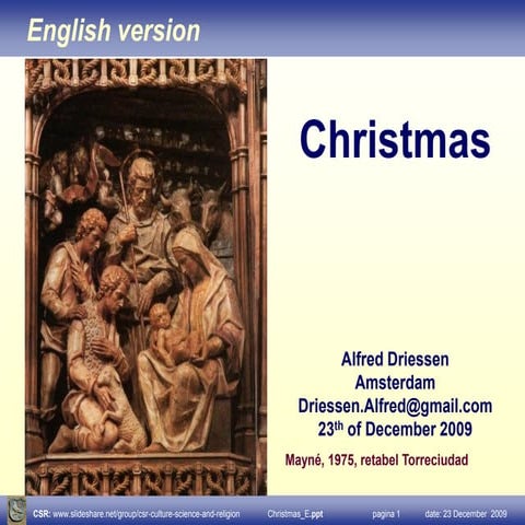 Christmas pictures and nativity scenes | PPTX