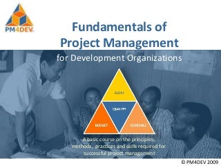 Fundamentals of Project Management