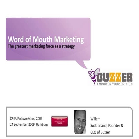 Buzzer @ CREA Workshops 2009