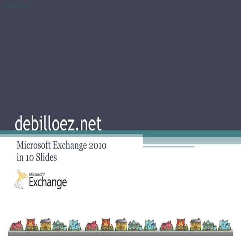 Microsoft Exchange 2010 in 10 slides