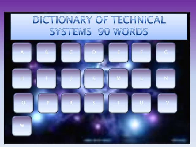 DICTIONARY