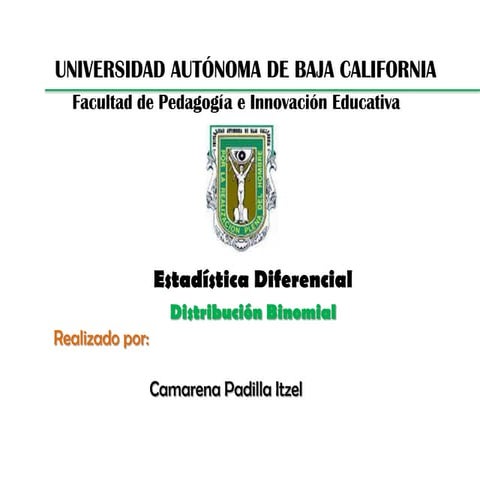 Distribución Binomial (DB)