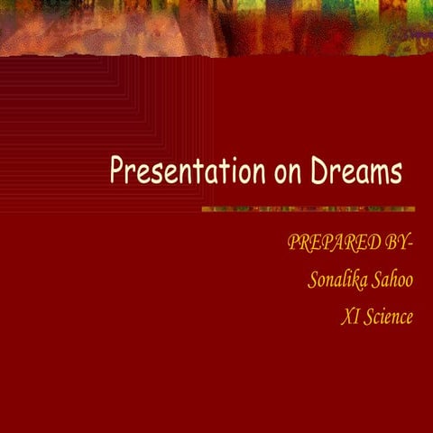 DREAMS by Sonalika Sahoo